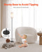Modern Color Adjustable Floor Lamp - Remote Control & Dimming Function for Living Rooms - Monsta Online