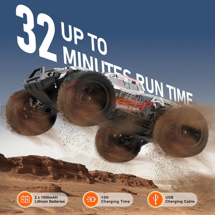 Remote Control Car 1:14 Scale Kids RC Car All Terrain 4WD Off - Road Truck - Monsta Online
