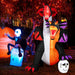 8ft Inflatable Twin - Headed Dragon with LED Lights - Monsta Online