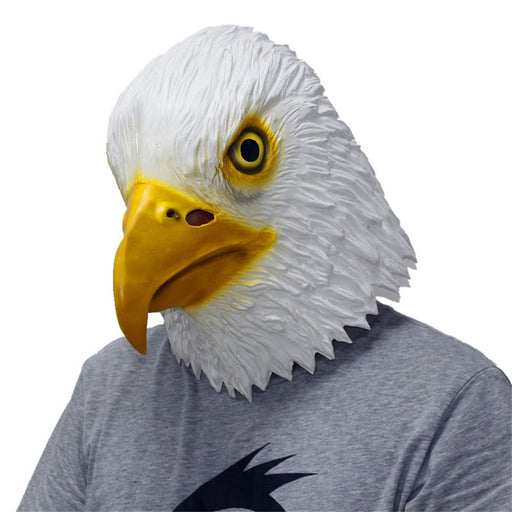 Halloween Eagle Head Mask – Realistic Latex Bird Animal Costume for Adults - Monsta Online