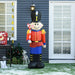 6FT Prelit Christmas Inflatable Toy Soldier Nutcracker with LED Lights - Outdoor Decoration - Monsta Online