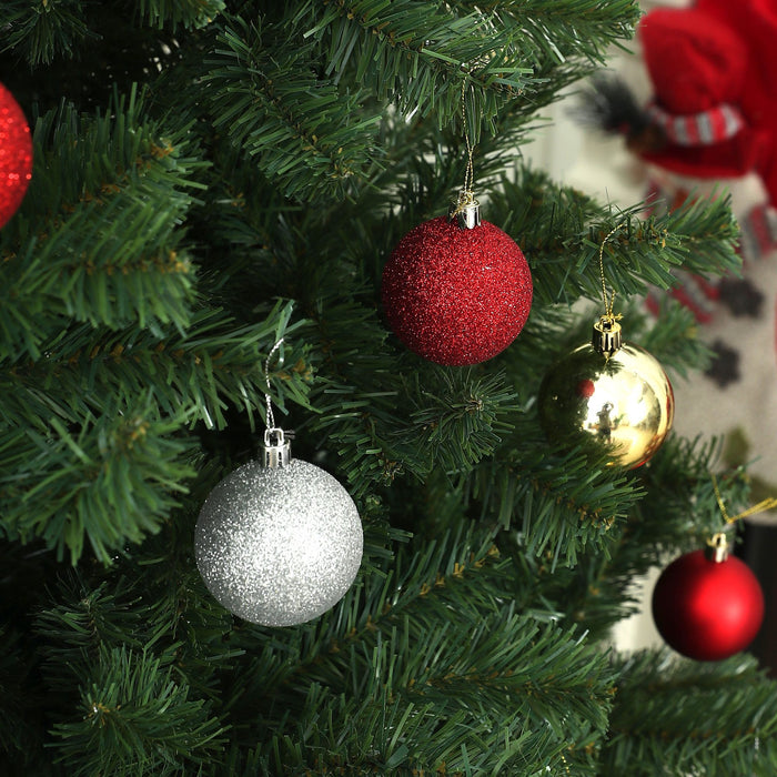 9FT Artificial Christmas Tree — 2132 Tips, Auto - Open Hinged, Full Shape, Steel Base, Unlit - Monsta Online