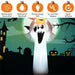 6FT Halloween Inflatable Ghost Holding Pumpkin with LED Lights - Monsta Online