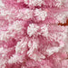 6FT Pink Snow Flocked Pencil Artificial Christmas Tree — 520 Tips, Unlit, Auto - Open Hinged, Steel Base - Monsta Online