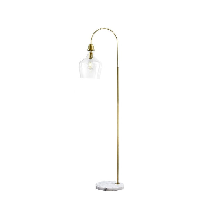 Modern Arched Floor Lamp with Elegant Marble Base for Stylish Living Rooms - Monsta Online