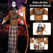 5.4ft Animatronic Halloween Witch – Motion and Sound Activated Pop - Up with Flashing Eyes and Screeching Laugh - Monsta Online