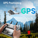 Premium 4.5 - Inch GPS Drone with Camera and Dual Batteries - 5G FPV Auto Return & Follow Me Feature for Adults - Monsta Online