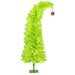 5FT Whimsical Bent Top Pre - Lit Artificial Christmas Tree — 200 Warm White LEDs, 438 Tips, Red Ball - Monsta Online