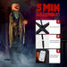 7ft Halloween Animatronic Pumpkin Man – Motion and Sound Activated with Shaking Head and Posable Arms - Monsta Online