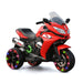 12V Electric Ride - On Motorcycle for Kids - Rechargeable 3 - Wheel Toy with Light - Up Wheels - Monsta Online