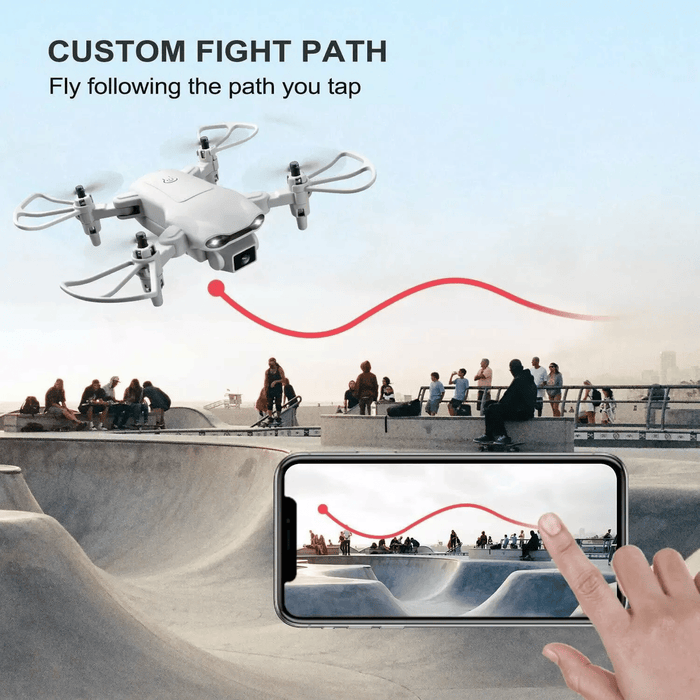 Beginer Friendly Dual Camera 4K HD Mini Drone With 3 Batteries - Monsta Online