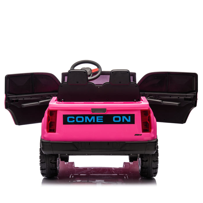 24V Two Seater Kids 4x4 Ride On Pickup Truck With Safety Belts Remote Control - Monsta Online