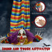 3.7ft Sound Activated Hanging Clown Corpse – Halloween Animatronic with Red Glowing Eyes, Circus Music and Waving Arms - Monsta Online