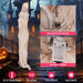 6ft Animatronic Halloween Mummy – Sound Activated with Red LED Glowing Eyes and Posable Body - Monsta Online