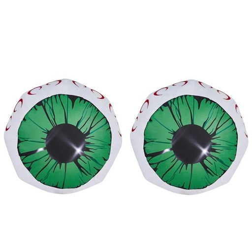 2 Pack Halloween Inflatable 3FT Eyeballs with LED Lights - Monsta Online