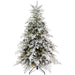 6FT Pre - Lit Snow Flocked Artificial Christmas Tree — 300 LED Lights, 1321 Tips, Auto - Unfold, Metal Base - Monsta Online