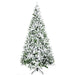 9FT Flocked Artificial Christmas Tree — 1890 Snow Tips, Unlit, Auto - Open, Full Shape, Steel Base - Monsta Online