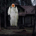 4ft Animatronic Halloween Pumpkin Ghost – Sound Activated with Red Glowing Eyes and Creepy Howling Sounds - Monsta Online