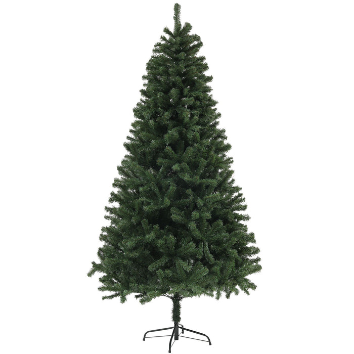 7.5FT Artificial Christmas Tree — 1346 Tips, Auto - Open Hinged, Full Shape, Steel Base - Monsta Online