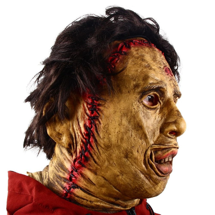 Halloween Horror Mask – Scary Chainsaw Massacre Horror Latex Costume Prop - Monsta Online