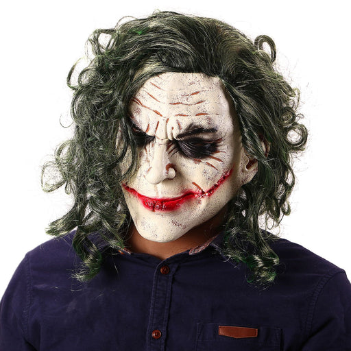 Halloween Joker Mask – Evil Movie Style Latex Cosplay Headgear - Monsta Online
