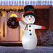 8FT Prelit Inflatable Snowman with LED Lights - Outdoor Christmas Decoration - Monsta Online
