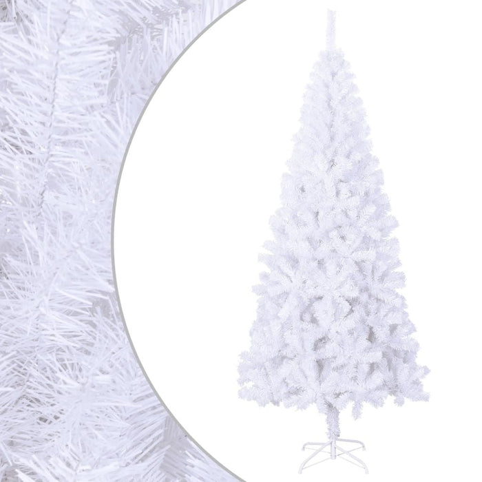 8FT white artificial Christmas tree — 1300 tips, durable PVC, outdoor - safe, full - bodied display with easy plug - in assembly - Monsta Online
