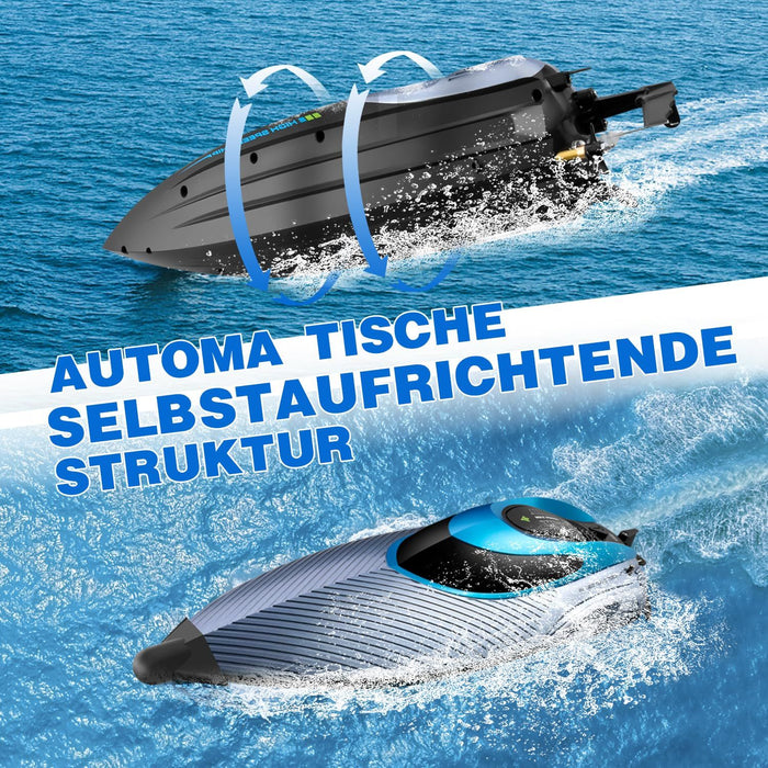 JetBlade: High - Speed 30MPH Remote Control SpeedBoat With Dual Batteries for Kids Adults - Monsta Online