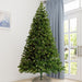 6ft Pre - Lit Artificial Christmas Tree with 300 LED Lights and Metal Stand - Monsta Online
