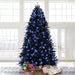 9FT Pre - Lit Black Artificial Christmas Tree — 3176 PE/PVC Tips, 750 Lights, Hinged - Monsta Online
