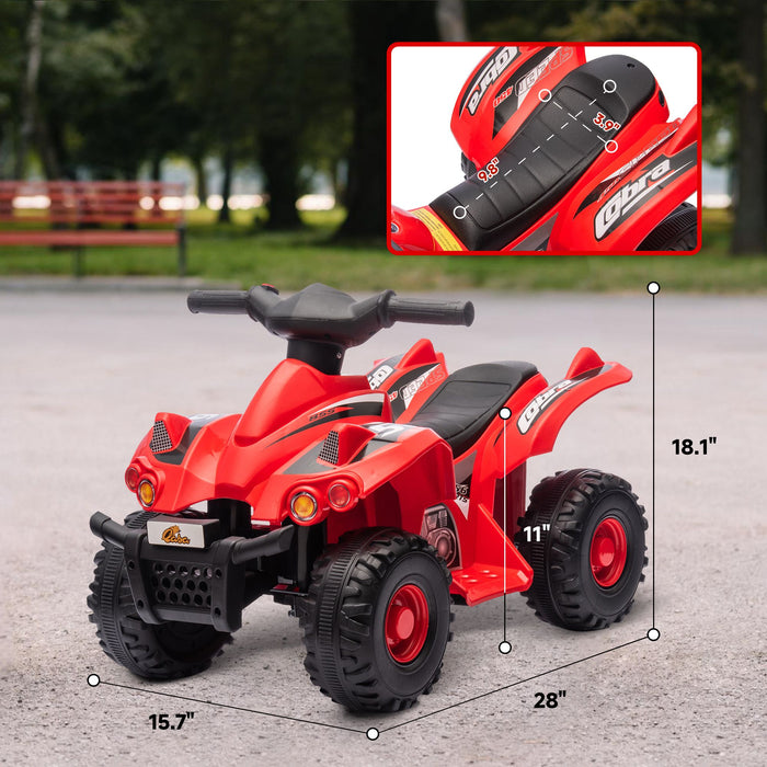 4 - Wheeler 6V Battery - Powered Electric Ride - On ATV Toy Quad for Boys and Girls - Monsta Online