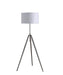 Versatile 64" to 47" Adjustable Tripod Floor Lamp with Chrome Finish - Monsta Online