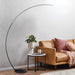 Stylish Curved Floor Lamp with Remote – Contemporary Lighting for Home Decor - Monsta Online