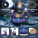 7FT Halloween Inflatable Pirate Ship with Skeletons & LED Lights - Monsta Online