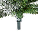 9FT Flocked Artificial Christmas Tree — 1890 Snow Tips, Unlit, Auto - Open, Full Shape, Steel Base - Monsta Online