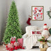 4FT Unlit Artificial Christmas Tree — 424 PE/PVC Tips, Hinged, Foldable Metal Base - Monsta Online
