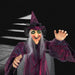 5.9ft Sound - Activated Hanging Witch with Light - Up Eyes and Creepy Voice - Monsta Online