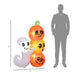 5 FT Halloween Inflatable Ghost & Pumpkin with LED Lights - Monsta Online