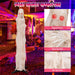 6ft Animatronic Halloween Mummy – Sound Activated with Red LED Glowing Eyes and Posable Body - Monsta Online