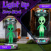 8.2FT Halloween Inflatable UFO with Alien and RGB LED Lights - Monsta Online