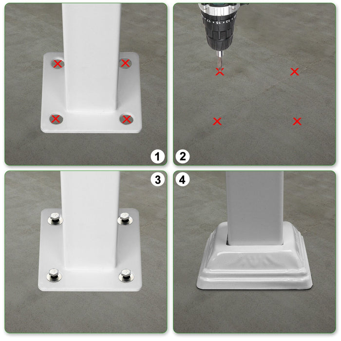 Heavy Duty Outdoor Stair Handrail for Home - Monsta Online