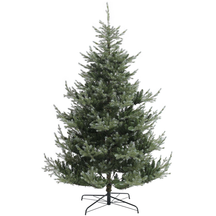 6FT Wide Artificial Christmas Tree — 795 Tips, Unlit, Auto - Open, Easy - Shape Branches, Steel Base - Monsta Online