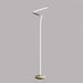 Contemporary 52.5 - Inch Curved LED Floor Lamp - Elegant Matte White S - Curve - Monsta Online