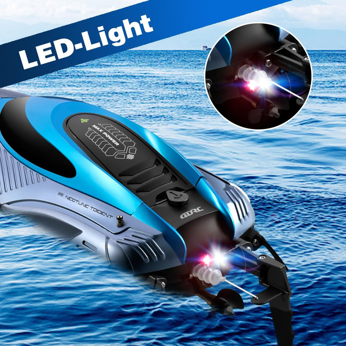 JetBlade: High - Speed 30MPH Remote Control SpeedBoat With Dual Batteries for Kids Adults - Monsta Online