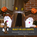 5ft Inflatable Halloween Ghost Tree with Pumpkins and LED Lights - Monsta Online