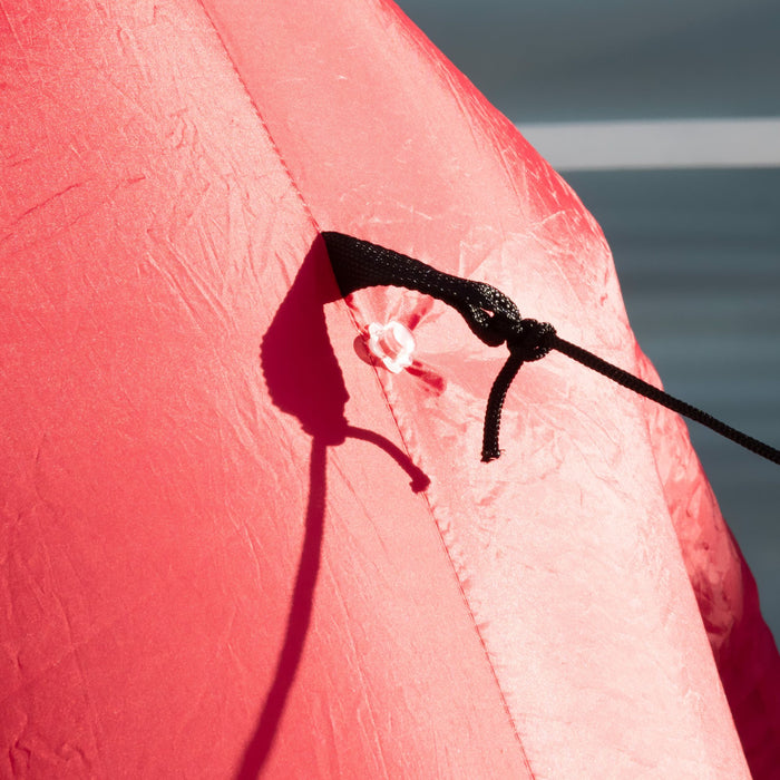 8FT Prelit Inflatable Smiling Santa Claus with Gift Bag and LED Lights - Outdoor Christmas Decoration - Monsta Online