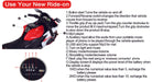 12V Electric Ride - On Pink Motorcycle with Throttle and Lighted Training Wheels - Monsta Online
