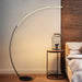 Stylish Curved Floor Lamp with Remote – Contemporary Lighting for Home Decor - Monsta Online