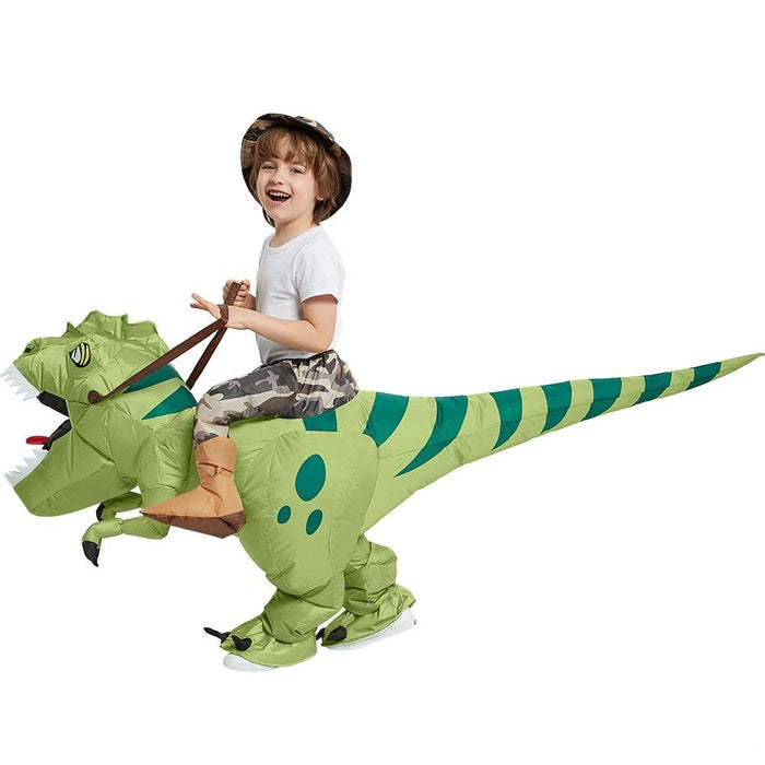 Halloween Inflatable Riding Dinosaur Costume – Kids & Adult Funny Cosplay Outfit - Monsta Online