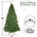 4FT Unlit Artificial Christmas Tree — 907 PE/PVC Tips, Full Realistic, Foldable Metal Base - Monsta Online